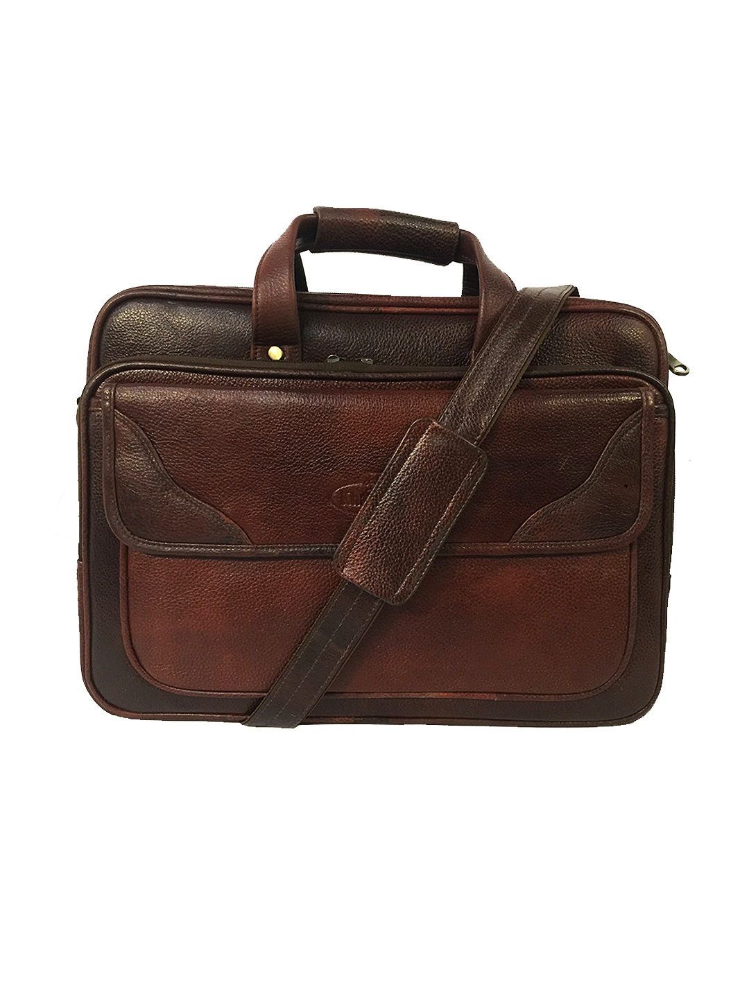 Genuine Leather Black 16 inch Briefcase Laptop Bag -Espresso Brown -Rs8250
