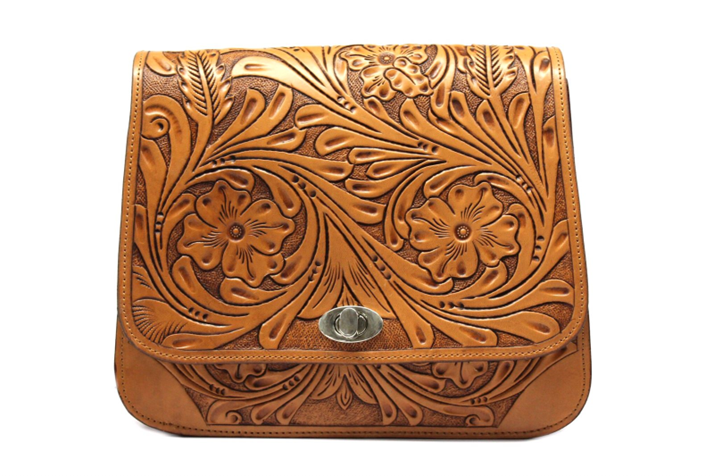 HAND CARVED BAGS-BG22 H-9.5 L-11 W-4.5 INCH- PRICE-4000